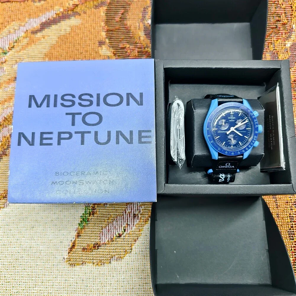 Swatch x Omega MoonSwatch Mission to Neptune Watch